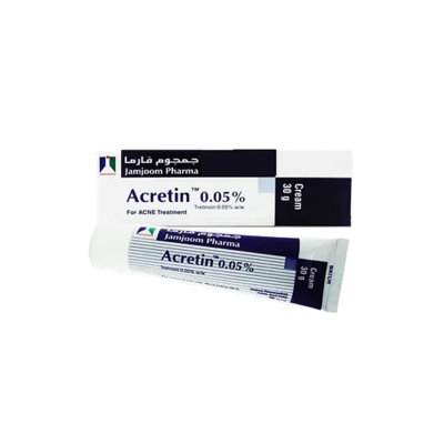 ACRETIN 0.05% FOR ACNE TREATMENT ( TRETINOIN ) CREAM 30 GM